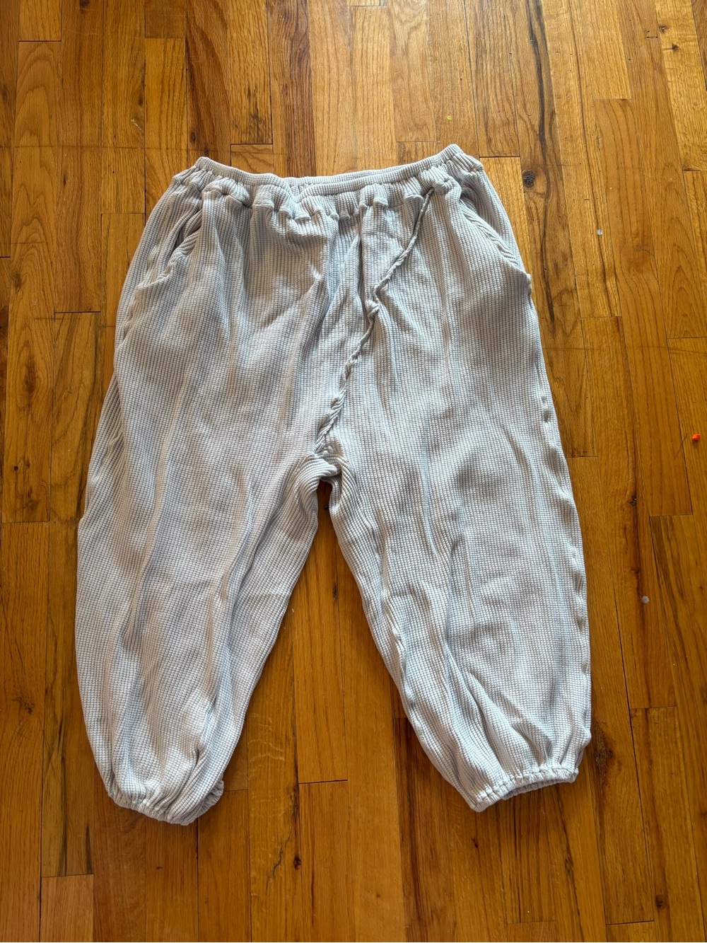 Free people waffle knit lounge pants XL